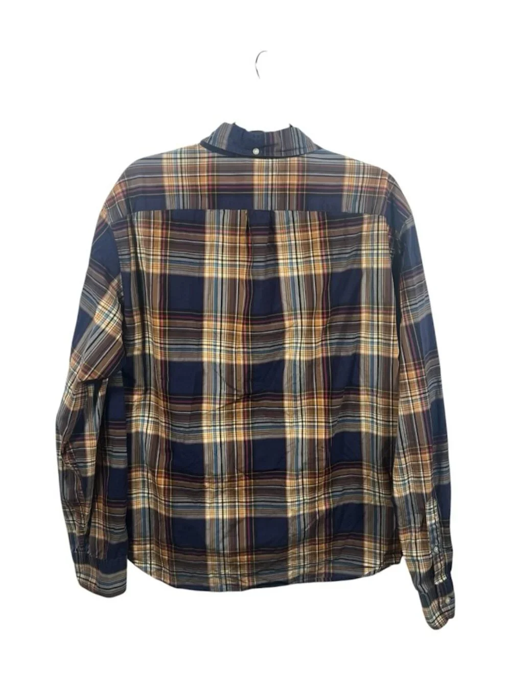J Crew Shirt Mens Casual Button Down Shirt 2 Ply Cotton XL Slim Fit Plaid Preppy